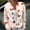 Pink, variant on Womens Sweaters Cute Pattern Printed Button Open Woolen Cardigan Love Heart Knitted Sweater Top Trendy Casual Outwear Coat M Size Sweaters For Women