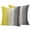 Gray Yellow, variant on Teal Brown Wooden Outdoor Pillow Covers 16x16 Set of 2,Waterproof Patio Throw Pillowcase Protectors,Farmhouse Vertical Striped Art Decorative Pillow Shams Cushion Covers for Seat Bed Couch Sofa