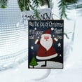 thumbnail image 5 of Rustic Christmas Sign Decor Metal Plaque Hanging Wall Art Sign, 12.5" x 9" Primitive Merry Christmas Sign Hanging Decoration Metal Wall Decor Sign Merry Christmas Home Decor Accent (Black), 5 of 7