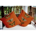 thumbnail image 5 of 16" x 16" Simply Daisy Butterflies Indoor/Outdoor Pillow, Perfect Orange Qty 1, 5 of 6