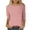 Pink, variant on Women Sales Today Clothes Trendy Sweatshirts for Women 2024 Graphic Sweatshirts for Women Trendy Women Sweatshirts Pullover Women 3/4 Sleeve Shirt