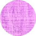 thumbnail image 1 of Ahgly Company Indoor Round Abstract Pink Contemporary Area Rugs, 7' Round, 1 of 4