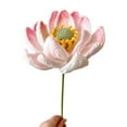 thumbnail image 3 of Girlsshop Hand-Crocheted Lotus Finished Product Knitted Wool Simulated Flower,1, 3 of 7