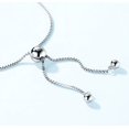 thumbnail image 5 of Maya's Grace Cubic Cubic Circonia Plateado Acento Pulsera de oro ajustable Maya's Grace JoyerÃ­a, 5 of 5