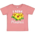 thumbnail image 3 of Inktastic I Love Hawaii Hibiscus Flowers Boys or Girls Baby T-Shirt, 3 of 5