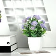 thumbnail image 4 of Small Fake Plants Faux Plants Indoor With Flowers For Home Bathroom Kitchen Office Desk Decor, Xinsrenus Under $5! Small Fake Plants Faux Plants, 4 of 6