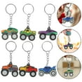 thumbnail image 2 of 6pcs Off Road Vehicle Charms Key Chains Cartoon Vehicle Key Chains Key Ring, 2 of 4