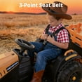 thumbnail image 6 of Licensed JCB Kids Ride on Tractor, 24 Volt Electric Ride on Car Toy for Big Kids Boys with Trailer & Remote - Yellow, 6 of 9