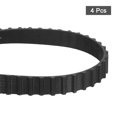 thumbnail image 3 of Paquete de 4 correas de distribución 130XL 037 65 dientes correa dentada de goma, paso de 0.20", 3 of 6