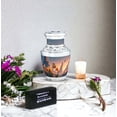 thumbnail image 6 of JAGASY Yellow Butterfly Urn for Mom & Dad - Yellow Small Tulip Cremation Urns for Father - Grey Miniature Urn for Ashes Adult Male & Female - Flower Keepsake Urns for Mother - ( 3 inch ), 6 of 7