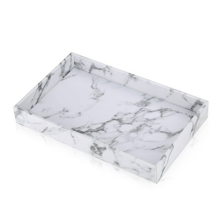 

Marbled Square Tray Fashionable Fruit Plate Tea Storage Tray