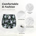 thumbnail image 4 of Yiaed Cartoon Koala Bear Print Women's Running Shorts with Liner 3 Zipper Pockets Elastic Workout Athletic Gym Yoga Shorts-XX-Large, 4 of 7