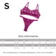 thumbnail image 5 of Encaje sexy conjunto de ropa interior sujetador ropa interior regalo para mujeres niñas, púrpura, S 2 piezas Scienceny XX000054-07, 5 of 5