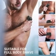 thumbnail image 2 of Body Hair Trimmer for Men, IPX7 Waterproof Pubic and Groin Hair Trimmer, Electric Ball Shaver with LED Light, Ceramic Blade, USB Rechargeable, 2 of 7