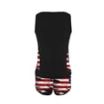 thumbnail image 7 of Women's 4th of July Tankini Swimsuit with Built-in Bra, Americans Flags Print Racerback Tank Top and Shorts with Pockets, Modest Bathing Suit, 7 of 7