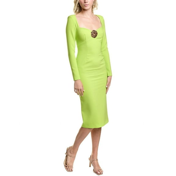 Carla Ruiz womens  Midi Dress, 6, Green