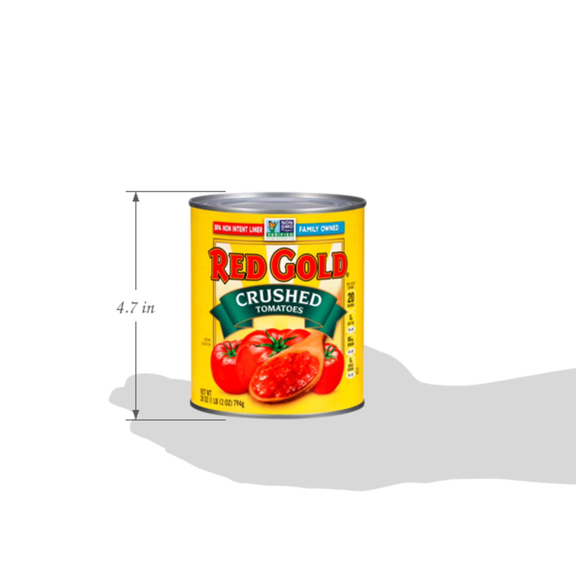 Red Gold Crushed Tomatoes in Heavy Puree, 28 oz Can