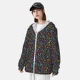 thumbnail image 3 of Balery Musical Notes Sudadera ligera de manga larga con capucha y protección solar UPF 50+ para hombre y mujer, ideal para pesca y running-3X-Large, 3 of 7