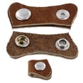 thumbnail image 2 of Line 20 / Line 24 Ring Socket Snap Fasteners, Nickel Plate, Solid Brass (100 per bag), 2 of 15