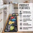 thumbnail image 5 of Coffee Kitchen Rugs Kitchen Floor Mats for in Front of Sink, Anti Fatigue Floor Mat for Kitchen, Padded Kitchen Mats for Standing and Kitchen Matt for Standing for Coffee Kitchen Decor 17"X30"+17"X47", 5 of 6