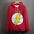 thumbnail image 4 of The Flash Mens Womens Novelty Hoodie 3D Print Pullover Hooded Long Sleeve Sweatshirts Tops Blouse with Pocket, 4 of 8