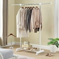 thumbnail image 3 of OUNONA 1Pcs Clothing Display Rack Stable Display Silver Iron For 44.5X39X17.5in, 3 of 8