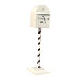 thumbnail image 2 of Elodie Metal Holiday Mailbox Accessory for Santa Mail, 47 Inches Tall for , , Stores, White, 2 of 8