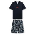 thumbnail image 1 of Sanetta Pijama corto para niño - adolescentes, camuflaje, pijama, jersey sencillo, algodón Azul oscuro 188, 1 of 3