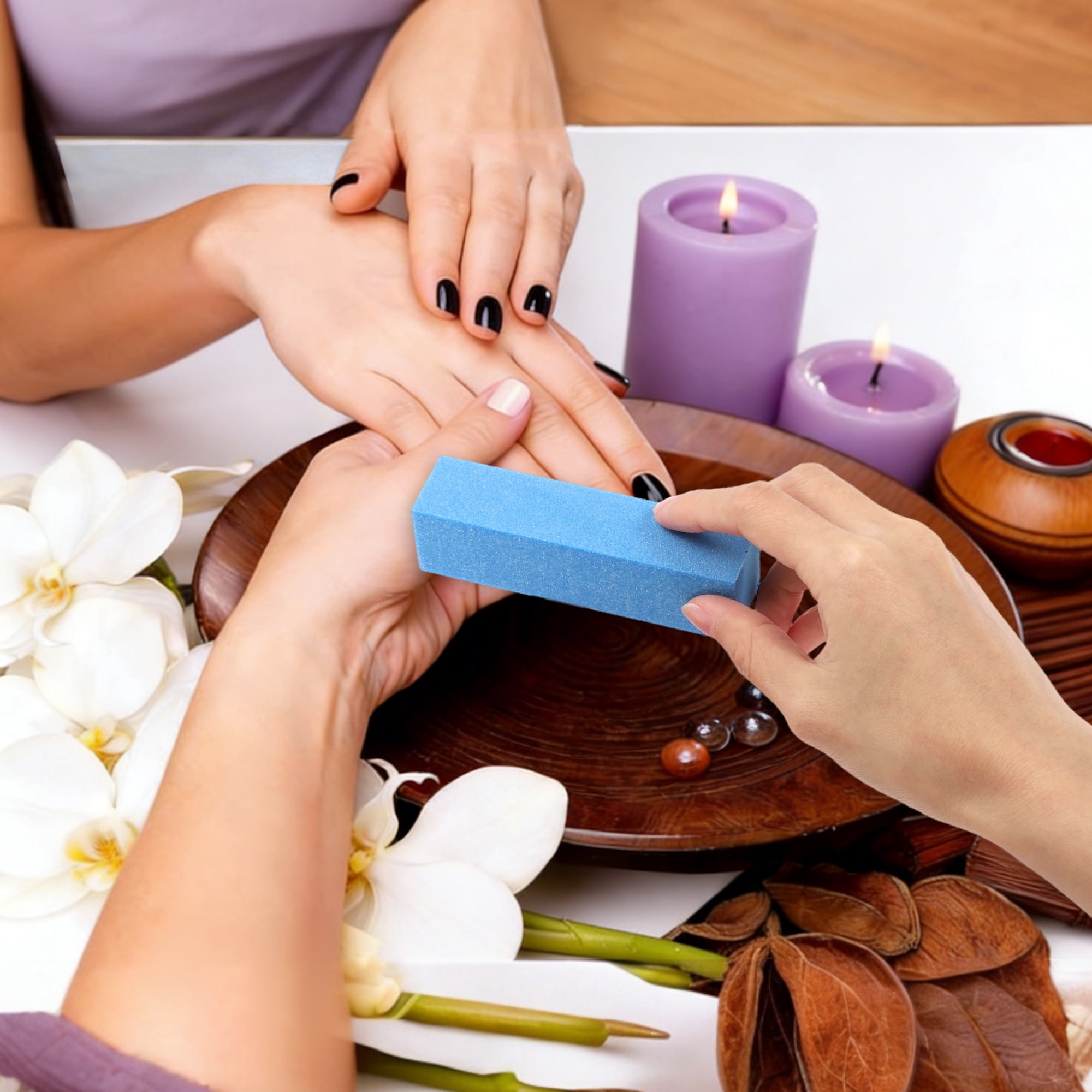 Unique Bargains Convenient Manicure Tools Kit for Nail Care Colorful