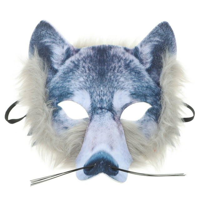 BRIGHTFUFU Máscara creativa de Halloween, máscara de lobo aterrador, accesorio de Cosplay, suministro para fiesta de Halloween