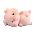 thumbnail image 2 of sunsanly Car Pig Ornament Cartoon Hand Painted Cute Burr-free Decorative Resin Lovely Peach Pig Resin Crafts Household Decor, 2 of 8