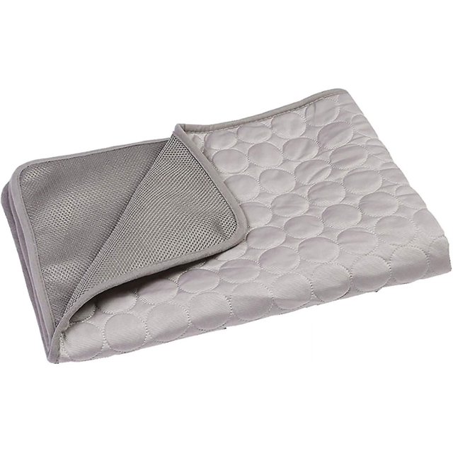 Estera de autoenfriamiento para perros, almohadillas transitorias de sensación de frescura, almohadillas de enfriamiento para mascotas, estera de seda de hielo, cojín de manta refrescante