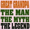 thumbnail image 2 of CafePress - Great Grandpa The Legend Infant Bodysuit - Baby Light Bodysuit, Size Newborn - 24 Months, 2 of 4