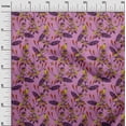 thumbnail image 3 of oneOone Rayon Purple Fabric Tropical Fabric For Sewing Printed Craft Fabric By The Yard 56 Inch Wide, 3 of 5