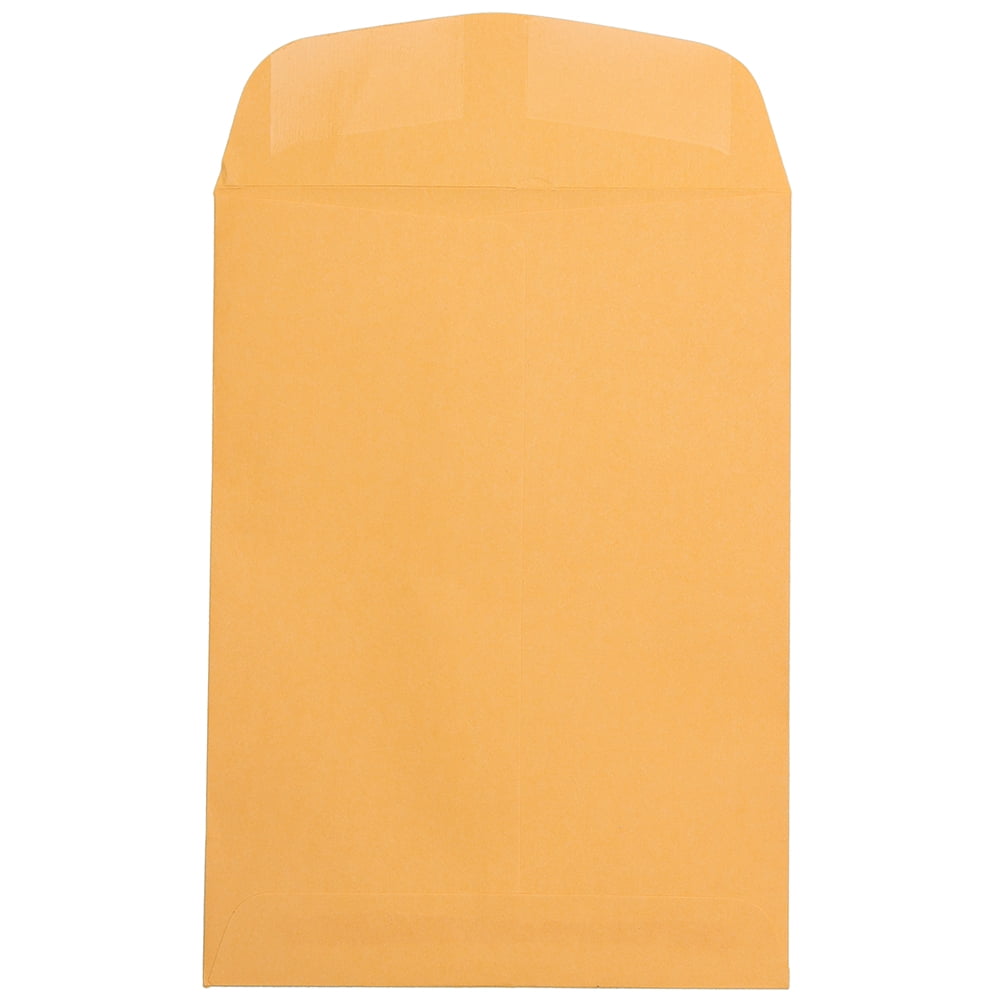 JAM Paper Catalog Envelopes, 5 1/2 x 7 1/2, Brown Kraft Manila, 100 per Pack