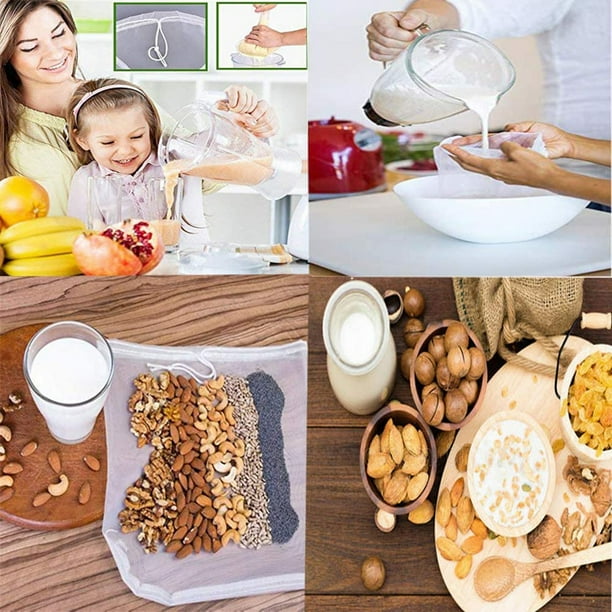 Reusable nut milk bag new arrivals