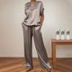 thumbnail image 2 of Sudadera con capucha para mujer, chándal de manga larga, pantalones de chándal a juego, conjunto de chándal de 2 piezas, 2 of 5