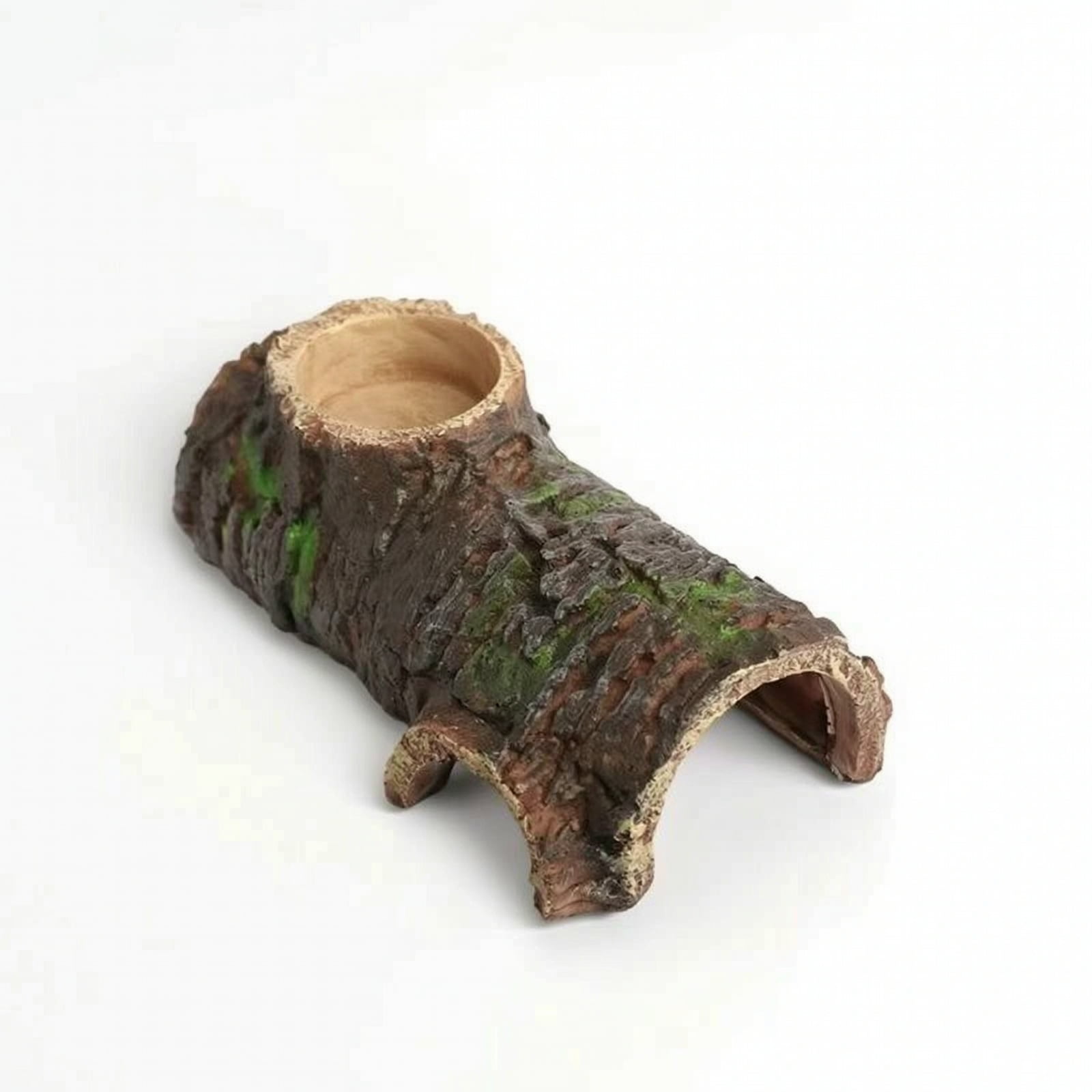 amagogo Snake Hide Bark Hideout Log Rugged Resin Build Supplies Durable Material for Shelter and Exploration Great for Terrariums Vivariums and Indoor Habitats