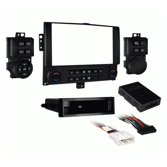 Metra 99-7620B 1-2 DIN Car Stereo Installation Dash Kit for 2008-2015 Nissan