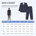 thumbnail image 3 of Bingfone Men's Pajama Set 2 Piece Loungewear PJs, Long Sleeve with Pajama Pants-Anchor, 3 of 7