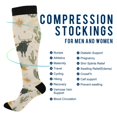 thumbnail image 2 of FORMRS Womens Knee High Socks Casual Long Thick Travel Daily Wear, 1 Pair, Cowboy Pattern, 2 of 6