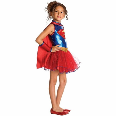 Supergirl Tutu Toddler Halloween Costume, Size 3T-4T