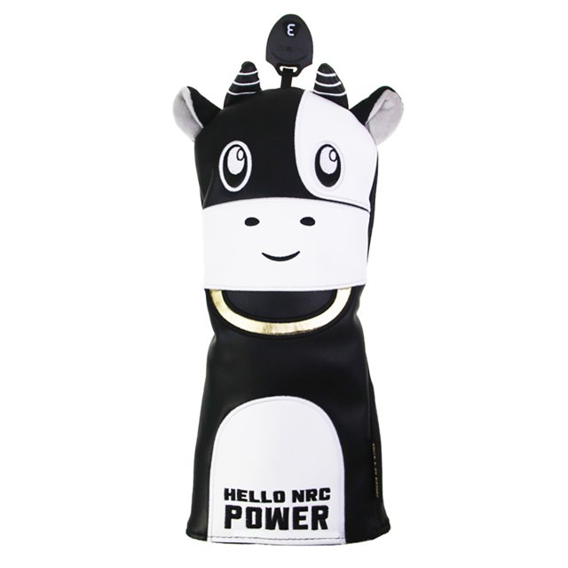 Eigraketly Fundas para cabeza de palo de Golf patrón de ganado 1/3/5/UT equipo deportivo impermeable regalos para golfistas hombres accesorios de Golf Golf Eigraketly OD003725-00