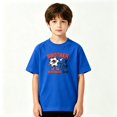 thumbnail image 2 of Brother Of The Birthday Boy Soccer Boys Graphic Tees Kids T-Shirt 100% Cotton Short Sleeve Tops Ages 4-13Y, 2 of 5