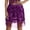 Purple, variant on IWRICH Women's Full Skirt with Sparkly Sequin Fringe Tassel Stretchy Elastic Waist Scarf Clubbing Party Outfit Sky Blue XL