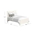 thumbnail image 5 of My Home Furnishings Amanda Engineered Hard Wood Full Panel Bed in Creamy White, 5 of 5
