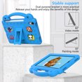thumbnail image 3 of Kids Friendly Portable Tablet Case for Walmart Onn 10.1" Gen 4 2024 Release (Model:100135925) Case, EVA Foam Cute Pattern with Kickstand Cute Cartoon Shockproof PC Case - Skyblue, 3 of 8