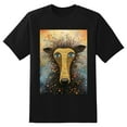 thumbnail image 2 of Plus Size Shirt for Women Black Tops for Women Short Sleeves Shirt for Women Deerhound 1 T Shirt Oversized Shirt for Women S, 2 of 5