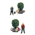 thumbnail image 1 of 2Pack Miniature 1:64 Model Street People Figure Diorama Accessories Hugo Figuras en miniatura, 1 of 9