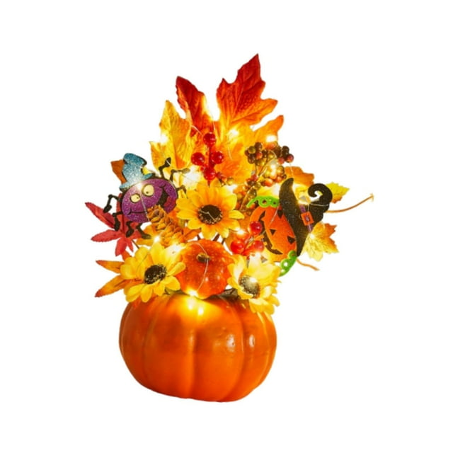 Simulación de calabaza de Halloween, modelo de calabaza, accesorios para fotos, decoración de otoño y Halloween para escritorio, fiesta, boda, Acción Estilo C